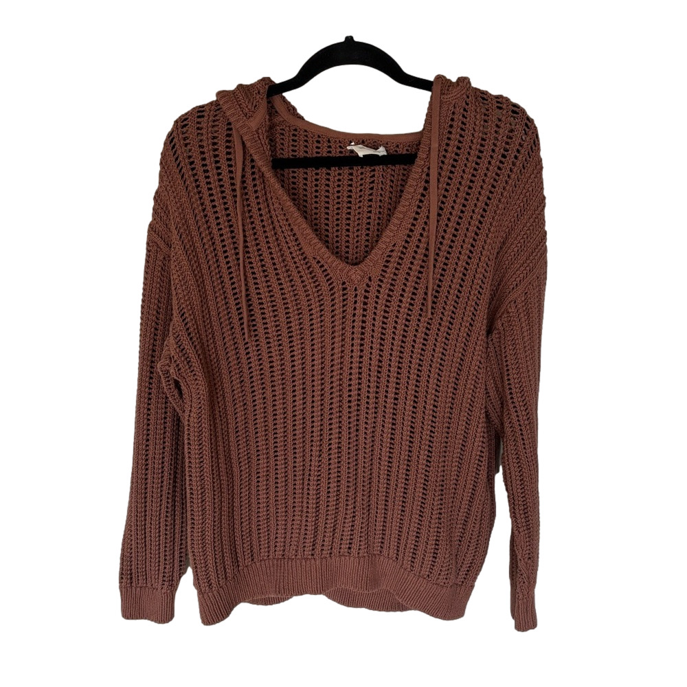 Aritzia Wilfred Free Brown Cardan Hoodie